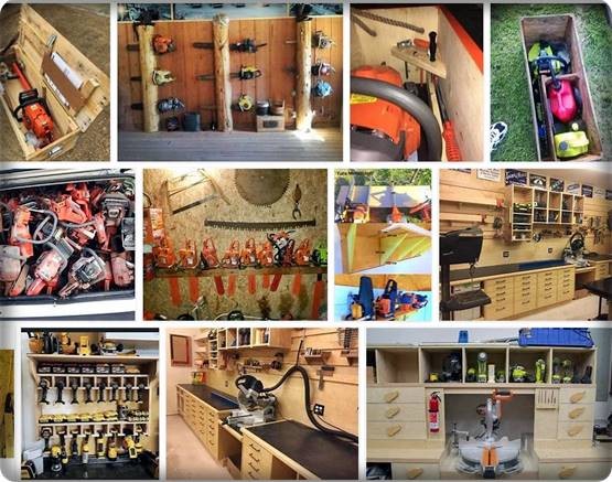 Chainsaw Storage Ideas