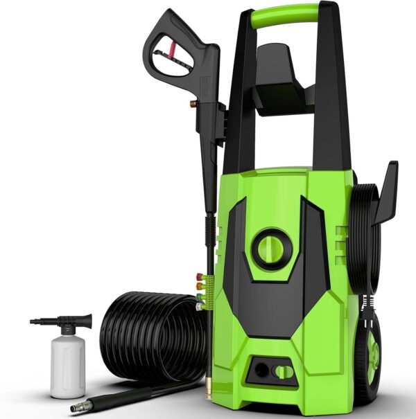 AgiiMan Electric Pressure Washer Soap Tank, Pressure Washer Electric Power Washer, Green, Price For Sale