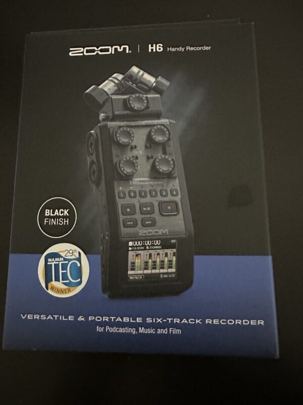 Zoom H6 All Black 6-Track Portable Recorder | Price For Sale - Used