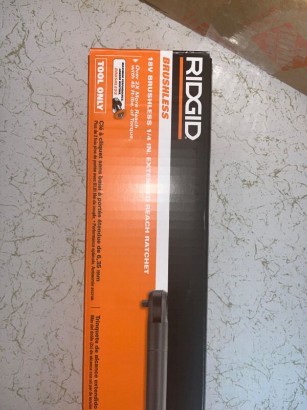 RIDGID 18V Brushless Cordless 1/4 in. Extended Reach Ratchet (Tool Only) | Price For Sale - New