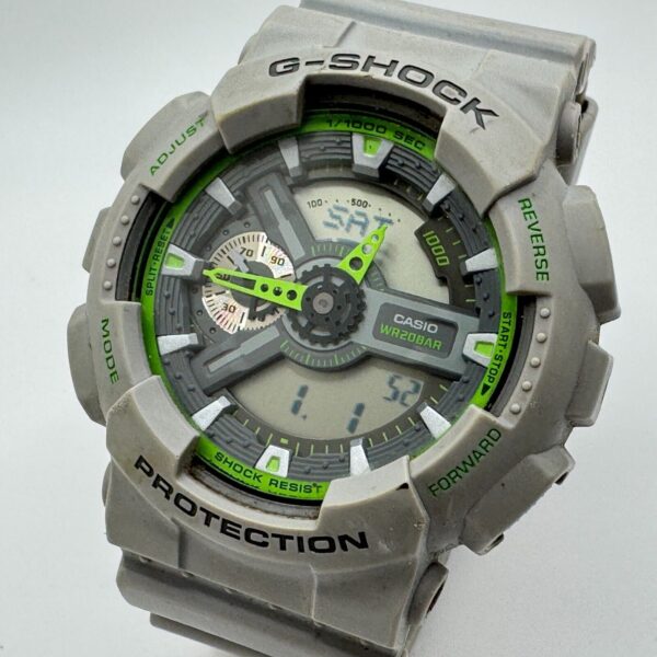 CASIO G-Shock Quartz Watch GA-110TS Men 200m Analog Digital Chrono New Battery | Price For Sale - Pre-owned