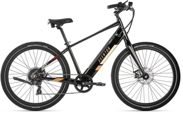 Aventon -Pace 350.2 Step-Over Ebike w/40 mile Range & 20 MPH Speed -Black(LARGE) | Price For Sale - New