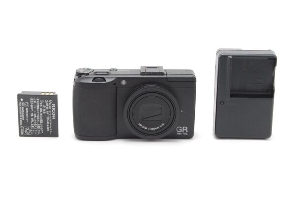 002 Shot [MINT] RICOH GR DIGITAL III 3 Black 10.0MP Digital Camera from JAPAN | Price For Sale - Used