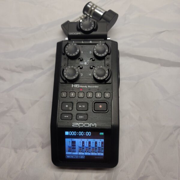 Zoom H6 All Black 6-track Portable Recorder | Price For Sale - Used