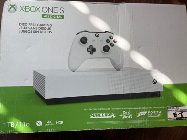 Microsoft Xbox One S All-Digital Edition 1TB Home Console - White | Price For Sale -  Open box