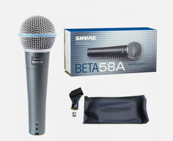 Shure Beta 58A Supercardioid Dynamic Vocal Microphone Fast Shipping US STOCK | Price For Sale - New