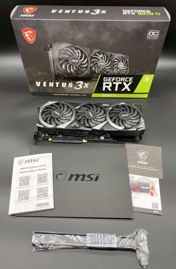 MSI GeForce RTX 3070 Ti VENTUS 3X OC 8GB GDDR6X Graphics Card GPU | Price For Sale -  Used