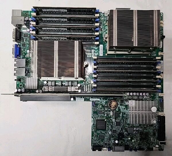 Super Micro Serverboard H8DGU-F Socket G34 2x OPTERON 6212 & 64GB RAM & Heatsink | Price For Sale - Used