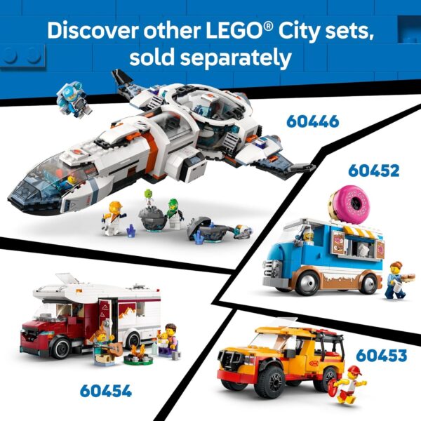 LEGO City Holiday Adventure Camper Van Building Toy Set - Vacation Toy for Kids, Boys and Girls, Ages 6+ - Includes 3 Minifigures and Accessories - Gift Idea for Birthdays and Holidays - 60454 - For Sale - Price - Image 6