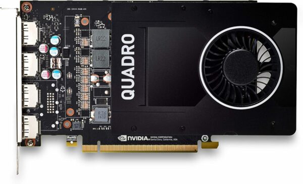 PNY NVIDIA Quadro P2200 5GB GDDR5X PCI Express 3.0 x16 High Profile 4X Display Port 1.4 (Renewed) - For Sale - Price - Image 2