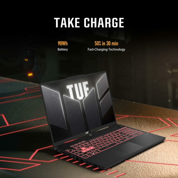 ASUS TUF Gaming A16 Gaming Laptop, 16” FHD+ 16:10 165Hz Display, AMD Ryzen™ 9 7940HX, NVIDIA® GeForce RTX™ 4060, 16GB DDR5, 512GB PCIe Gen4 SSD, Wi-Fi 6, Windows 11, FA607PV-AS93 - For Sale - Price - Image 5