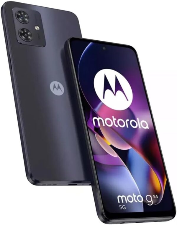 Motorola Moto G54 5G Dual SIM | 8+256GB ROM | GSM Unlocked Smartphone | 6.5" 120Hz IPS LCD Display | Android 13 | 50MP Camera | Li-Po 6000 mAh Battery | International Model - (Spatial Black) - For Sale - Price - Image 4