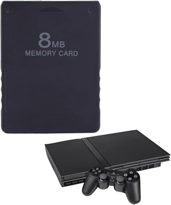 8MB Memory Card for PlayStation 2 - High-Speed Gaming PS2 Accessory with Universal Compatibility, Price For Sale