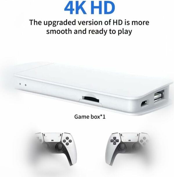 ZHQQ Retro Game Stick,4k Hdmi Output 2.4ghz Wireless Tv Retro Gaming Console, Plug And Play Video Games With 20,000+ Games And 9 Built-In Emulators (White). - For Sale - Price - Image 3