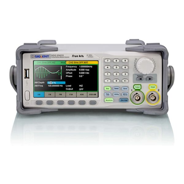 Siglent Technologies SDG2042X Arbitrary Waveform Function-Generators, 40 MHz, Grey For Sale - Price