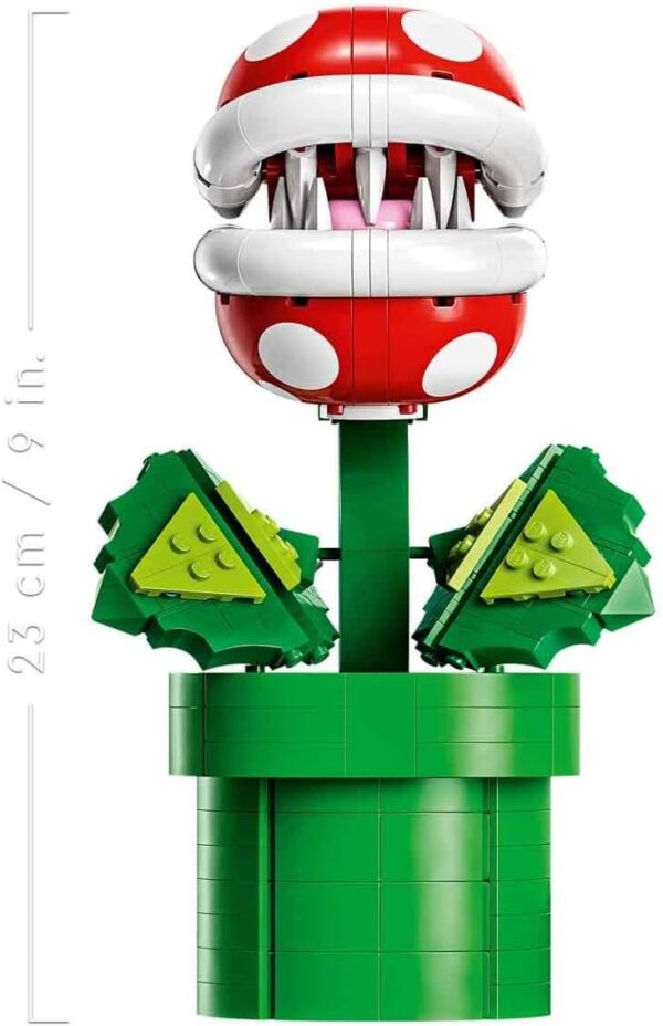 LEGO Super Mario Piranha Plant, Build and Display Super Mario Brothers Collectible for Adults and Teens, Authentically Detailed Posable Figure, Birthday Gift for Gamers and Super Mario Fans, 71426 - For Sale - Price - Image 3