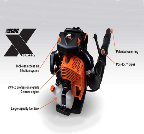 Echo X Series Back Pack Blower With Tube Throttle 79.9Cc - Image 2