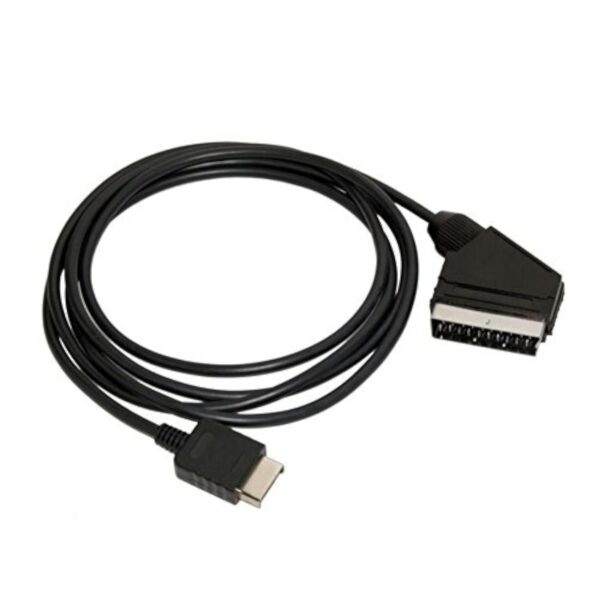 OSTENT Real RGB Scart Cable Cord TV AV Lead for Sony PS1 PS2 PS3 Slim PAL Console, Price For Sale