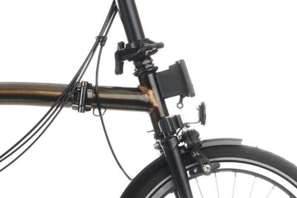 Brompton C Line 6 Speed Folding Bike - Black Lacquer - For Sale - Price - Image 5