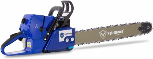 Holzfforma 76.5cc Blue Thunder G466 Gasoline Chain Saw Power Head with 3/8" .063" 25Inch 84DL Guide Bar and Chain Normal Handle Bar - For Sale - Price - Image 2