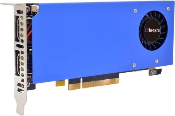 Radeon RX 550 4GB GDDR5 Graphics Card 2 Monitor Video Card Dual HDMI Ports 4K Low Profile GPU PCIe 3.0 X8 X16 Compatible 128-Bit SFF Placa De Video - For Sale - Price