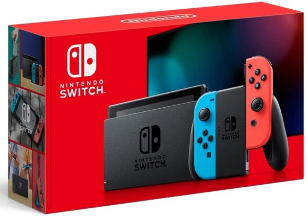 Nintendo Switch with Neon Blue and Neon Red Joy‑Con - For Sale - Price