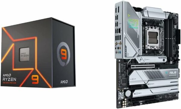 AMD Ryzen™ 9 7950X 16-Core, 32-Thread Unlocked Desktop Processor & ASUS Prime X670E-PRO WiFi Socket AM5 (LGA 1718) Ryzen 7000 ATX Motherboard - For Sale - Price