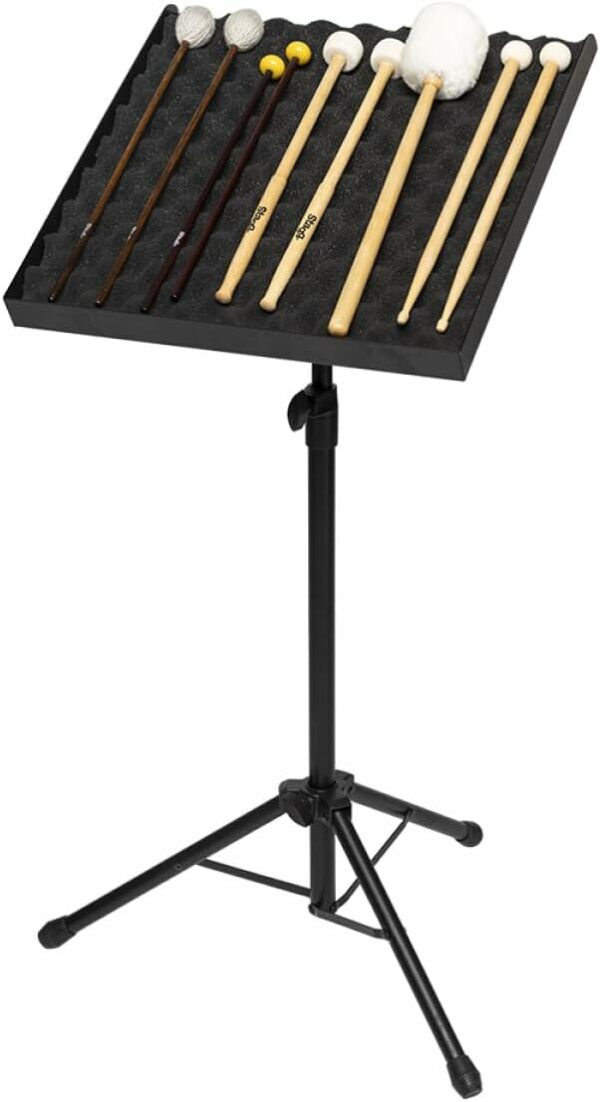 Stagg PCT-600 Multi-Purpose Musical Instrument Stand l Height Adjustable l Portable with Folding Legs l Adjustable Angle l Foam Layer for Quiet Use - For Sale - Price - Image 2