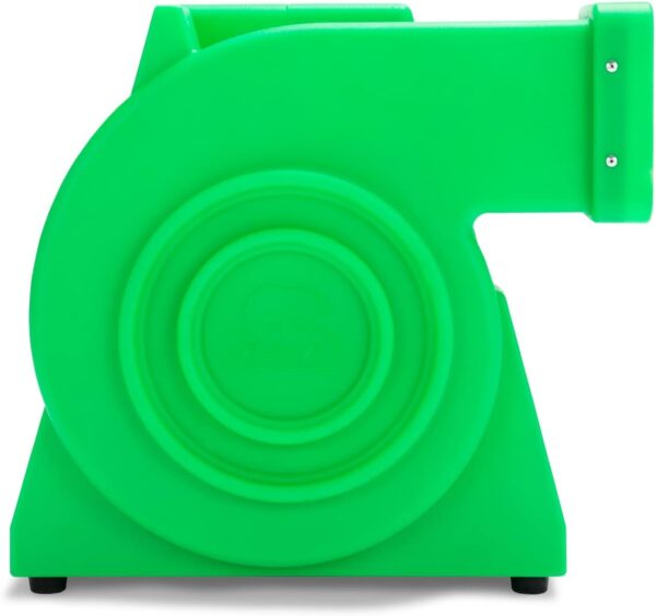 B-Air 2 HP Air Blower, Powerful Bounce House Blower Fan for Large Inflatable Bouncy House, Bouncy Castle and Water Slides, BA-BP-2-PL, Green - Image 5