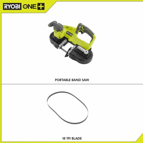 Ryobi 18-Volt ONE+ Cordless 2.5 in. Portable Band Saw (Tool Only) P590, (Bulk Packaged, Non-Retail Packaging) - For Sale - Price - Image 2