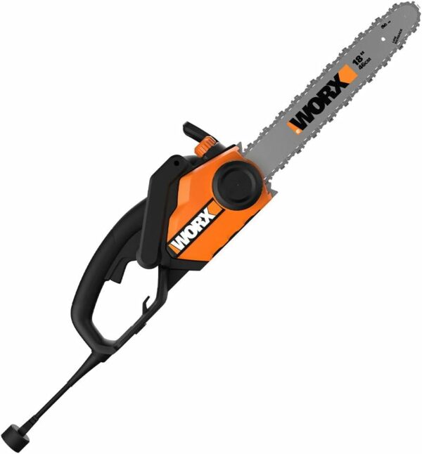 Worx WG304.2 Saw 18-Inch 15.0 Amp Electric Chainsaw with Auto-Tension, Chain Brake - For Sale - Price