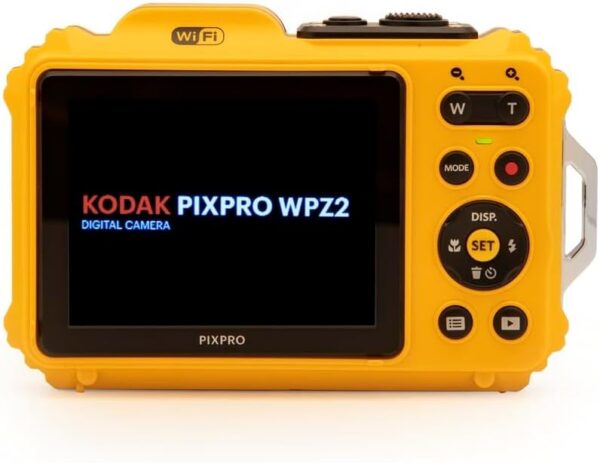 KODAK PIXPRO WPZ2 Rugged Waterproof Shockproof Dustproof WiFi Digital Camera 16MP 4X Optical Zoom 1080P Full HD Video Vlogging Camera 2.7" LCD (Yellow) - For Sale - Price - Image 6