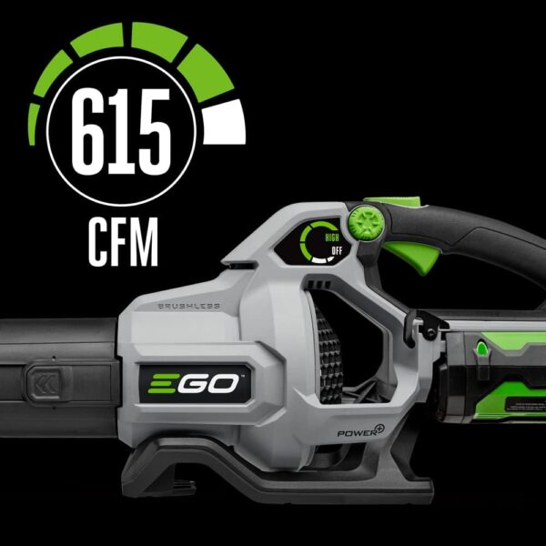 EGO Power+ LB6150 615 CFM Variable-Speed 56-Volt Lithium-ion Cordless Leaf Blower - Battery and Charger Not Included, black - Image 3