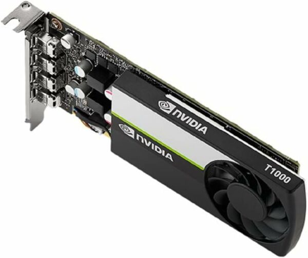 PNY T1000 Professional Graphics Card 8GB DDR6 896 Cores 4 miniDP Low Profile (Bracket Included) OEM (Brown Box) - For Sale - Price - Image 4