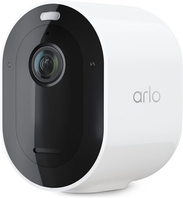 Arlo Pro 5S Spotlight Security Camera 2K HDR | Outdoor | Wire-Free with Spotlight | Dual-Band Wi-Fi Connects to the Strongest Network | 12X Zoom, 2-Way Audio, Color Night Vision, Live Stream White - For Sale - Price