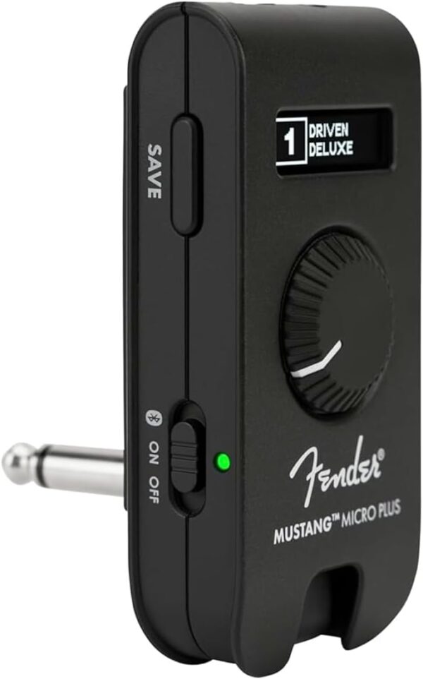 Fender Mustang Micro Plus Headphone Amplifier with Rechargeable Battery, Bluetooth Audio Streaming and 50 Amp and Effects Models, with 2-Year Warranty - For Sale - Price