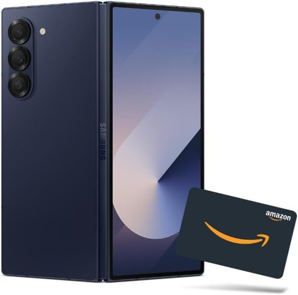 SAMSUNG Galaxy Z Fold 6 AI Cell Phone + Large Storage Launch Bundle 512GB Unlocked Android Smartphone, Circle to Search, AI Photo Edits, US Version, 2024, Navy | Price For Sale