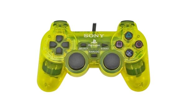 PS2 DualShock 2 Controller Lemon Yellow (Renewed), Price For Sale