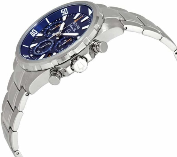 Bulova Men's Marine Star Series B Stainless Steel 6-Hand Chronograph Quartz Watch, 100M - For Sale - Price - Image 4