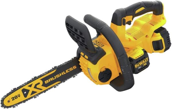 DEWALT DCCS620P1R 20V MAX 5.0 Ah Cordless Lithium-Ion Compact Chainsaw Kit (Renewed) - For Sale - Price - Image 3