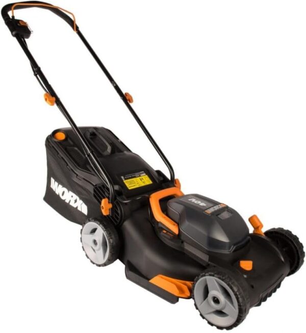 Efficient 40V Cordless 14" Lawn Mower with Dual Batteries & Charger, Price For Sale