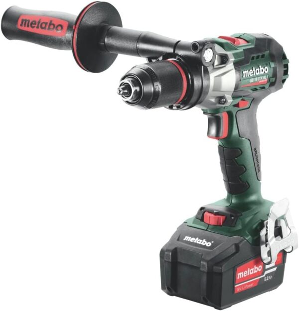 Metabo 602360520 18V Brushless Lithium-Ion 1/2 in. Cordless Hammer Drill Driver Kit with 2 Batteries (5.2 Ah), Price For Sale