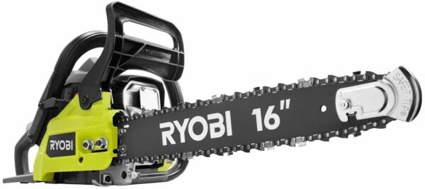 RYOBI 16 in. 37cc 2-Cycle Gas Chainsaw with Heavy-Duty Case, Green, RY3716 - For Sale - Price