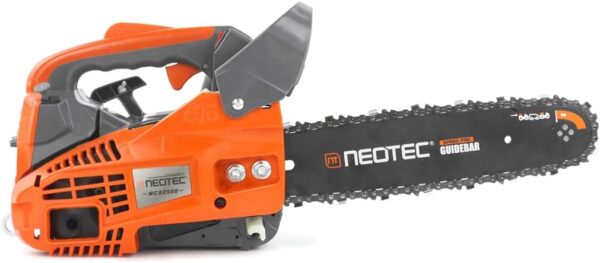 NEO-TEC 12'' Top Handle Gas Chainsaw,2-Stroke 25.4cc Portable Chain Saws for Trees Gas Powered Wood Cutting - For Sale - Price - Image 4