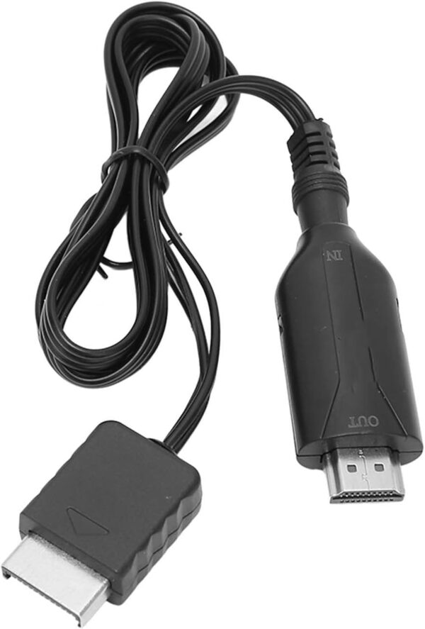 Video Game Conversion Cable, Convert PS1 to HD Multimedia Interface with Plug and Play, for PS2 Signal Video Cord, HD Multimedia Interface Game Console Adapter Cable, Price For Sale