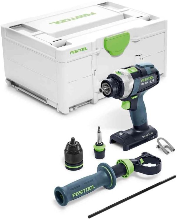 Festool 577627 Cordless Drill QUADRIVE TPC 18/4-Basic, Price For Sale