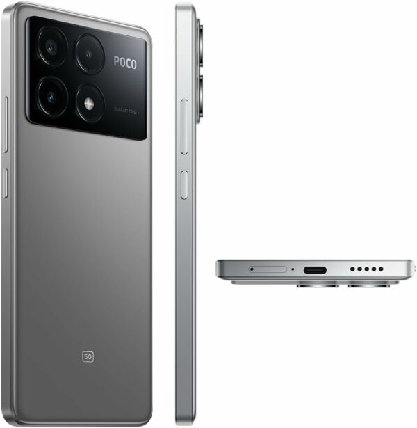 Xiaomi Poco X6 Pro 5G Global Unlocked (512GB + 12GB) GSM 6.67" 64MP Triple Camera (for Tmobile Mint Tello Global) (Gray) - For Sale - Price - Image 7