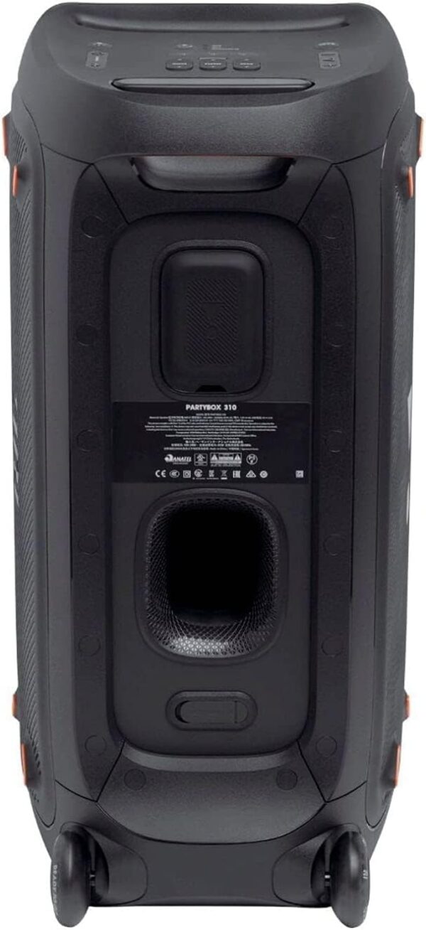 JBL Partybox 310 - Portable Party Speaker with Long Lasting Battery, Powerful JBL Sound and Exciting Light Show,Black - For Sale - Price - Image 3