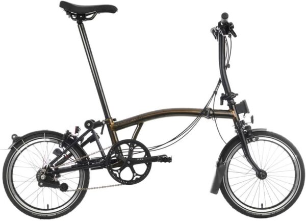 Brompton C Line 6 Speed Folding Bike - Black Lacquer - For Sale - Price - Image 2