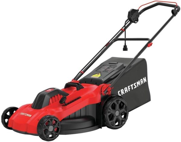 CRAFTSMAN Electric Lawn Mower, 20-Inch, Corded, 13-Ah (CMEMW213), Red - For Sale - Price